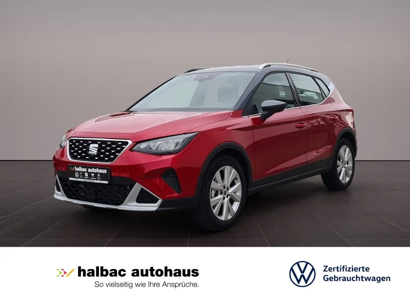 SEAT Arona 1.0 TSI DSG Xperience+NAVI+LED+PDC+SHZ+ACC+KAMERA Rot - 1