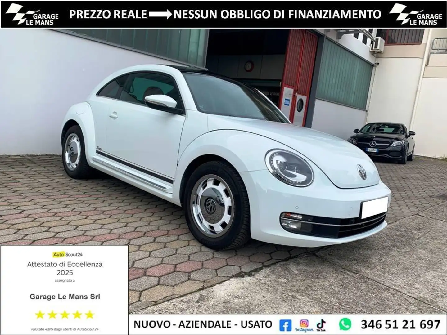 Volkswagen Maggiolino 1.2 TSI EDITION CUP Wit - 1