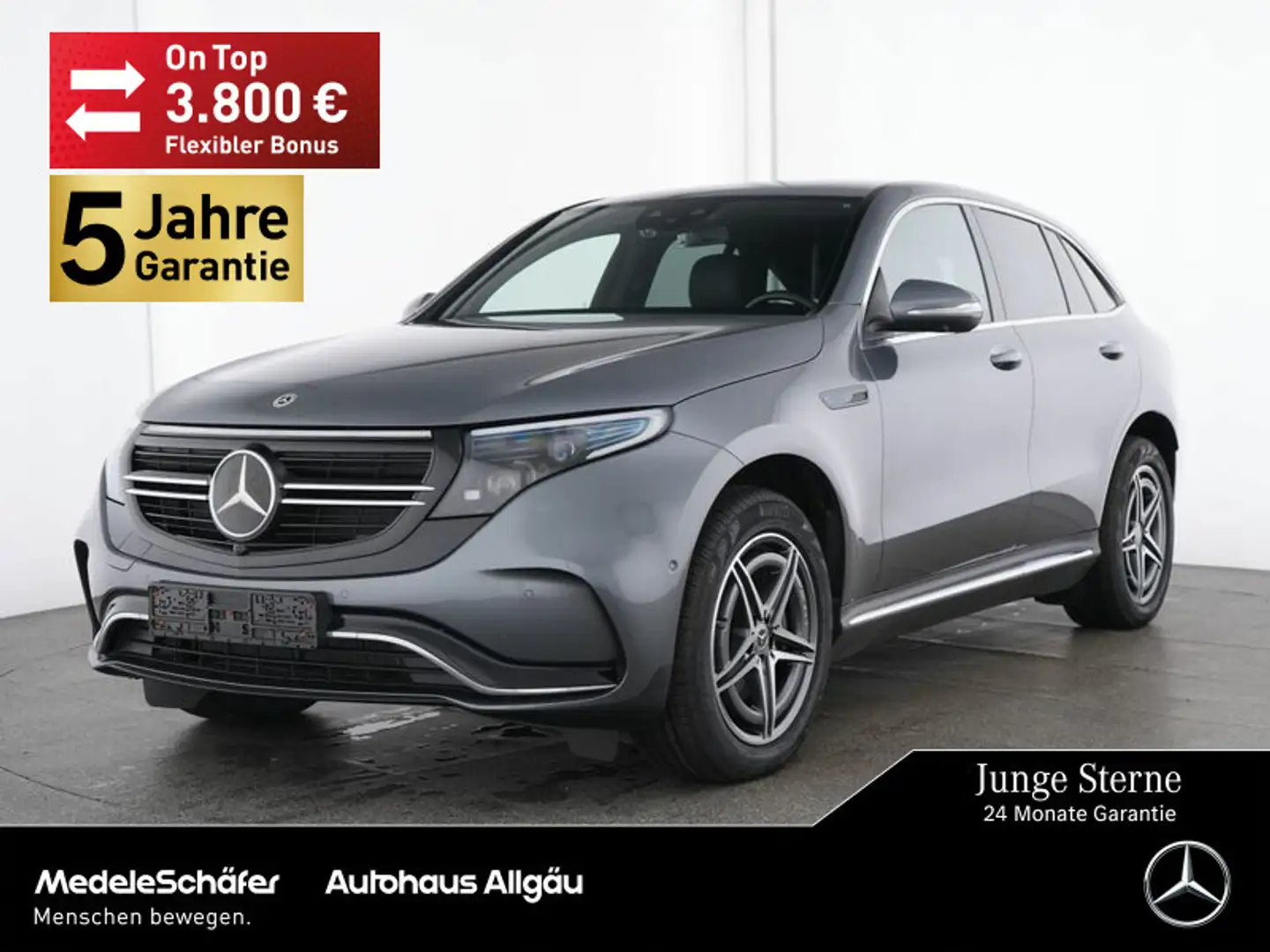 Mercedes-Benz EQC 400 EQC 400 4M AMG Distronic AHK SHD 360° Soundsys. Grau - 1