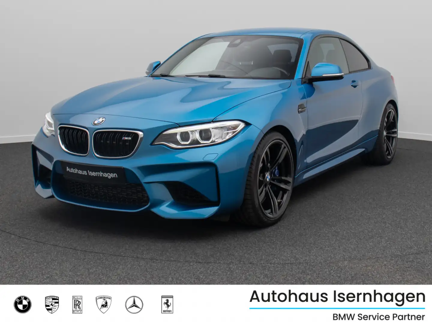 BMW M2 Coupé Xenon H K Alarm DAB NavPro Leder 19Zoll Blau - 1