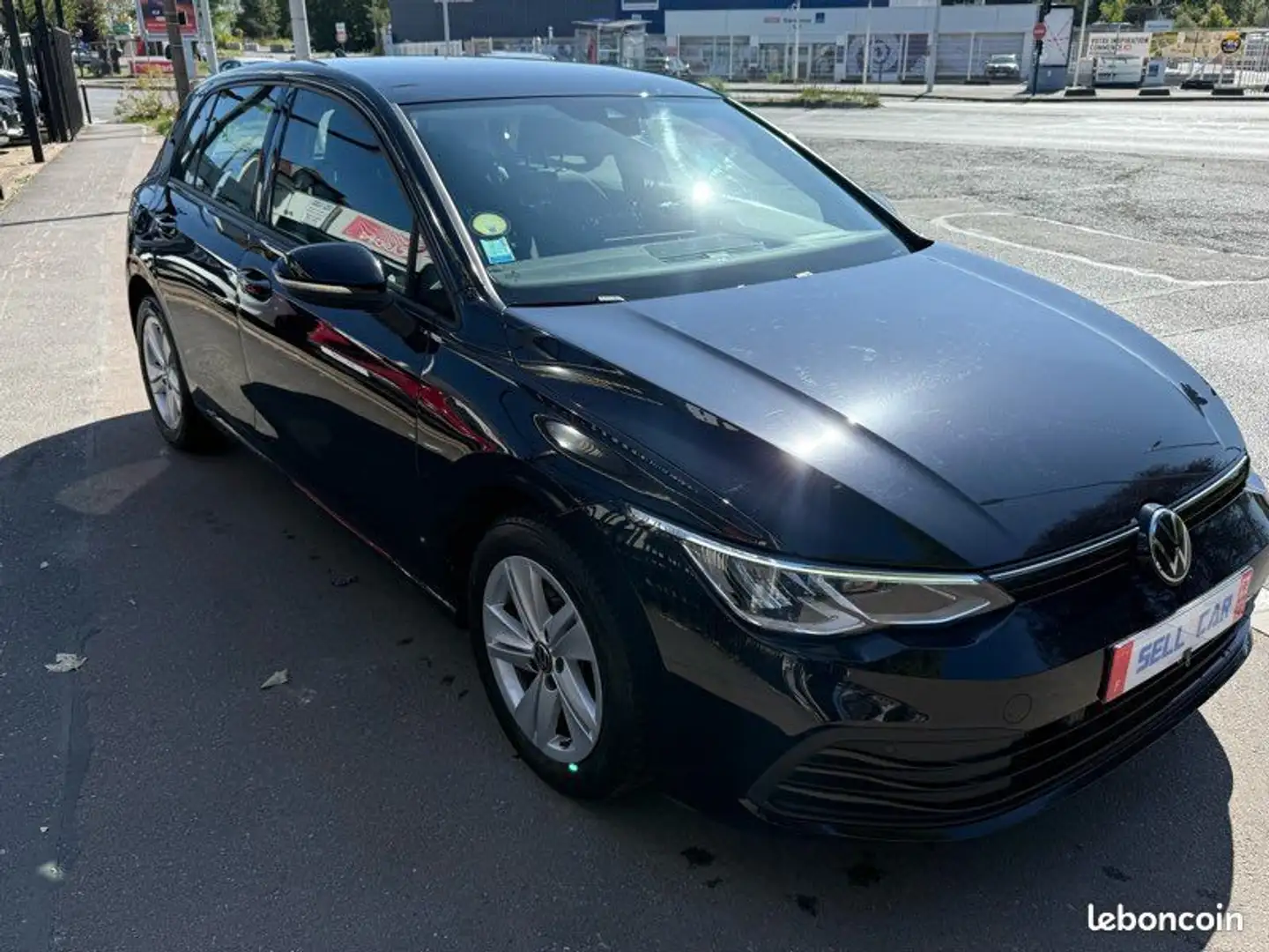 Volkswagen Golf VIII 2.0 tdi 115 Life Business 1 ère Main 06-2022 Noir - 2