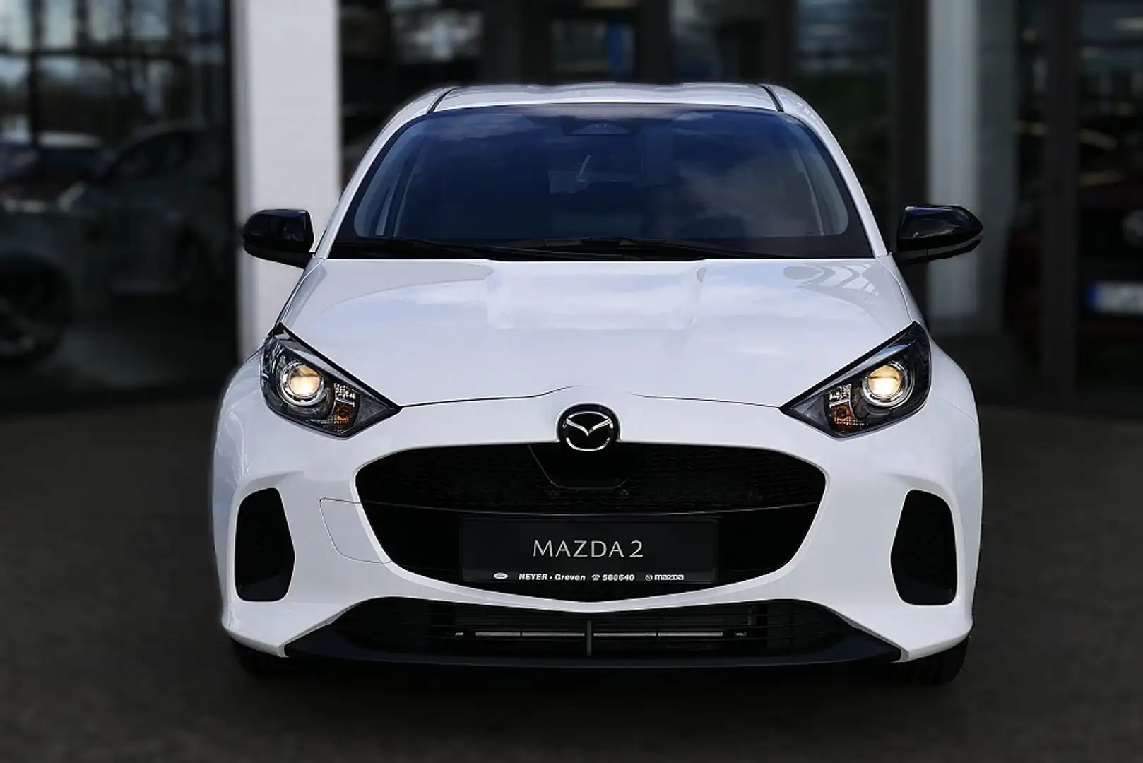 Mazda 2 Hybrid 1.5L Hybrid VVT-i 116 PS e-CVT FWD PRIME-LI Blanc - 2