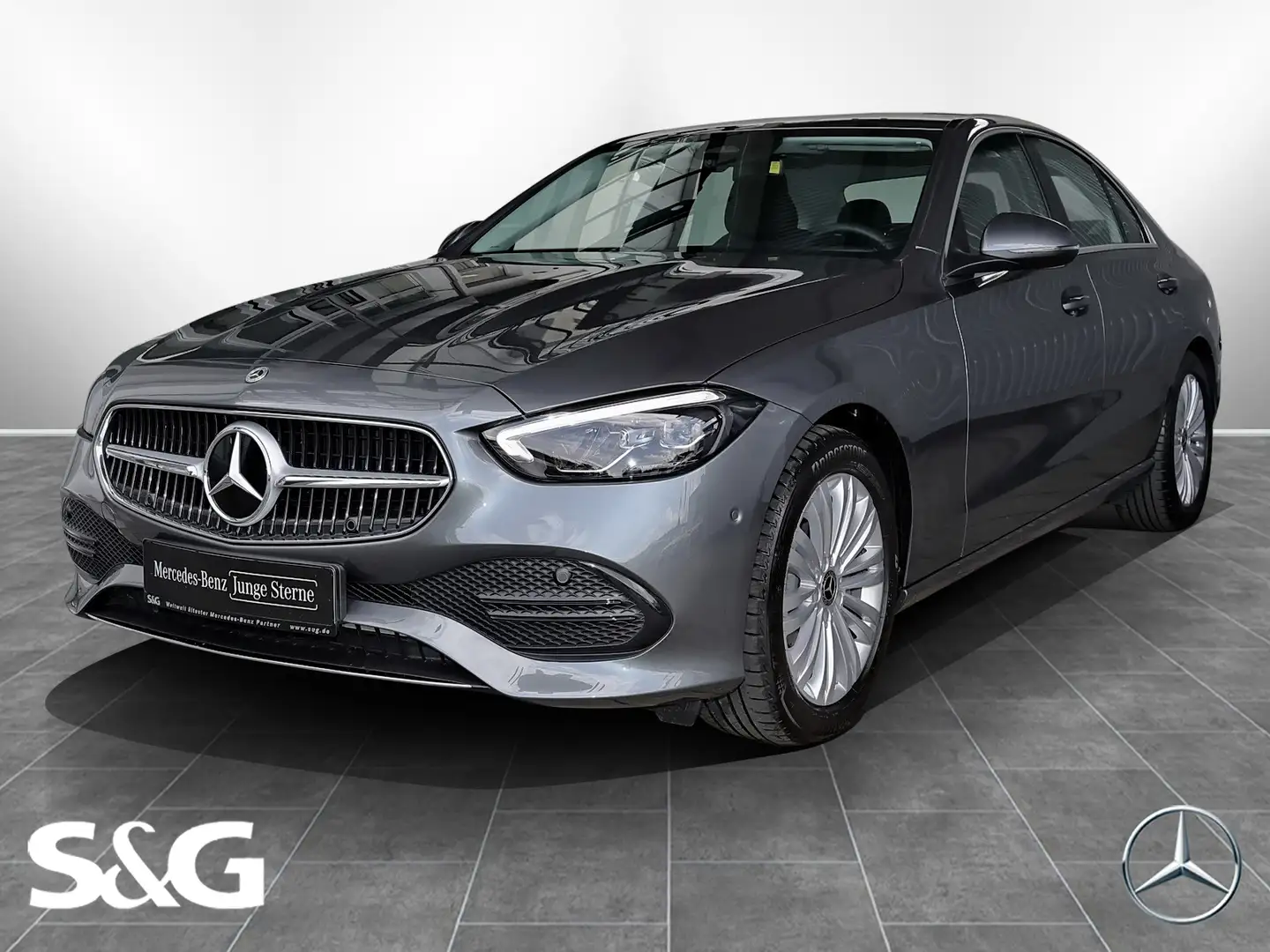 Mercedes-Benz C 180 CARPLAY+KAMERA+MBUX+LED+17 ZOLL Gris - 1