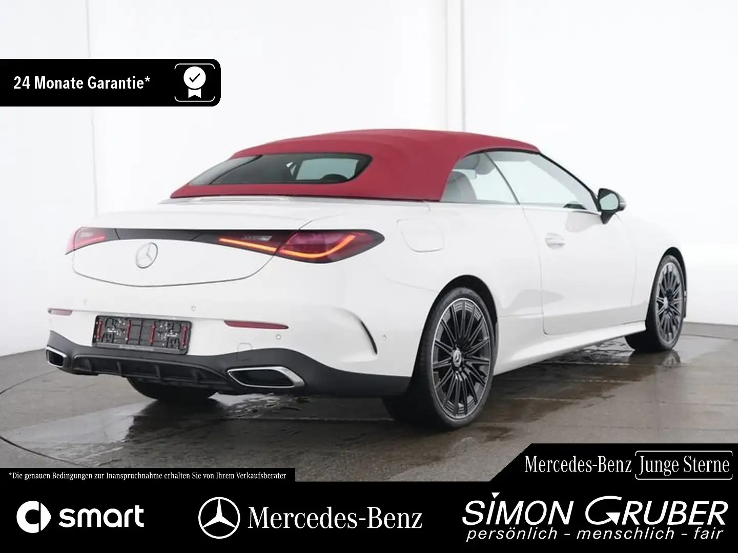Mercedes-Benz CLE 450 4M Cabrio AMG Night Sitzklima Burm3D 20Z Weiß - 2