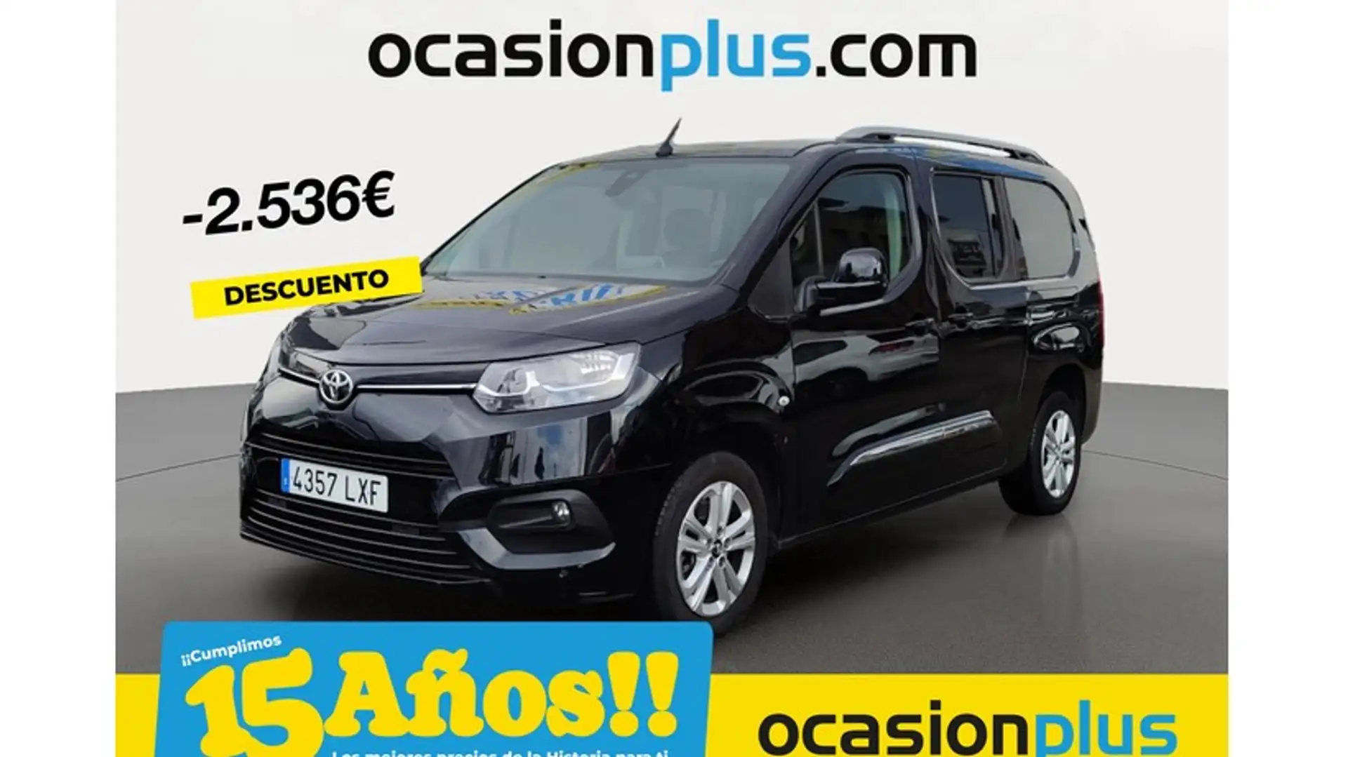 Toyota Proace Family L2 1.2 7pl. Active 130 Aut. Noir - 1