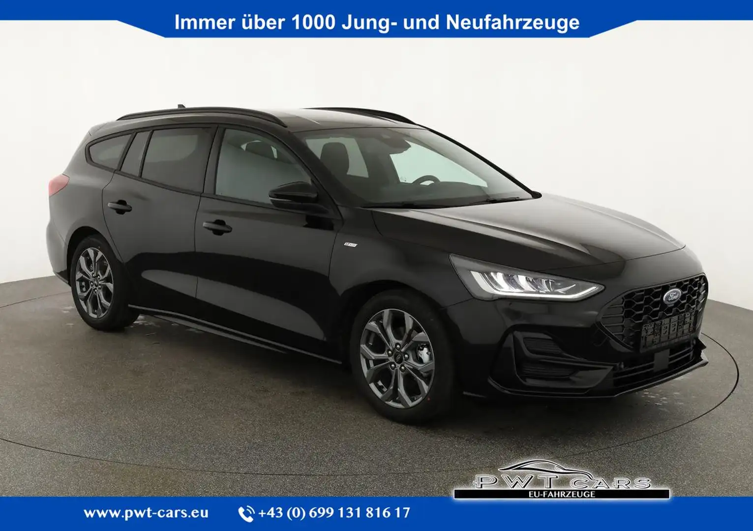 Ford Focus Turnier ST-Line X 1.0 EcoBoost X, AHK, Navi, LE... Schwarz - 1