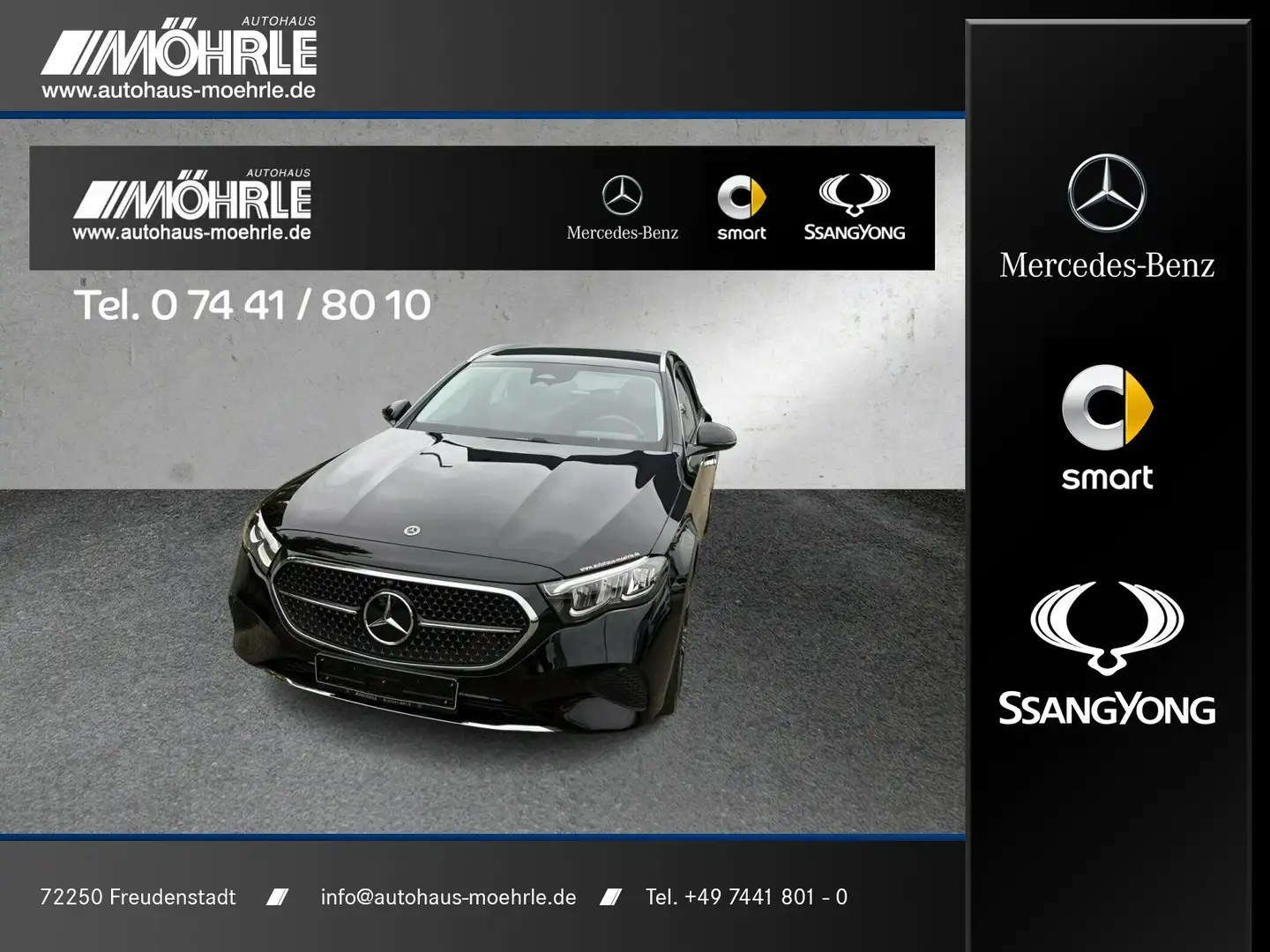 Mercedes-Benz E 220 E 220 d T-Modell Avantgarde Winter-Paket LED Schwarz - 1