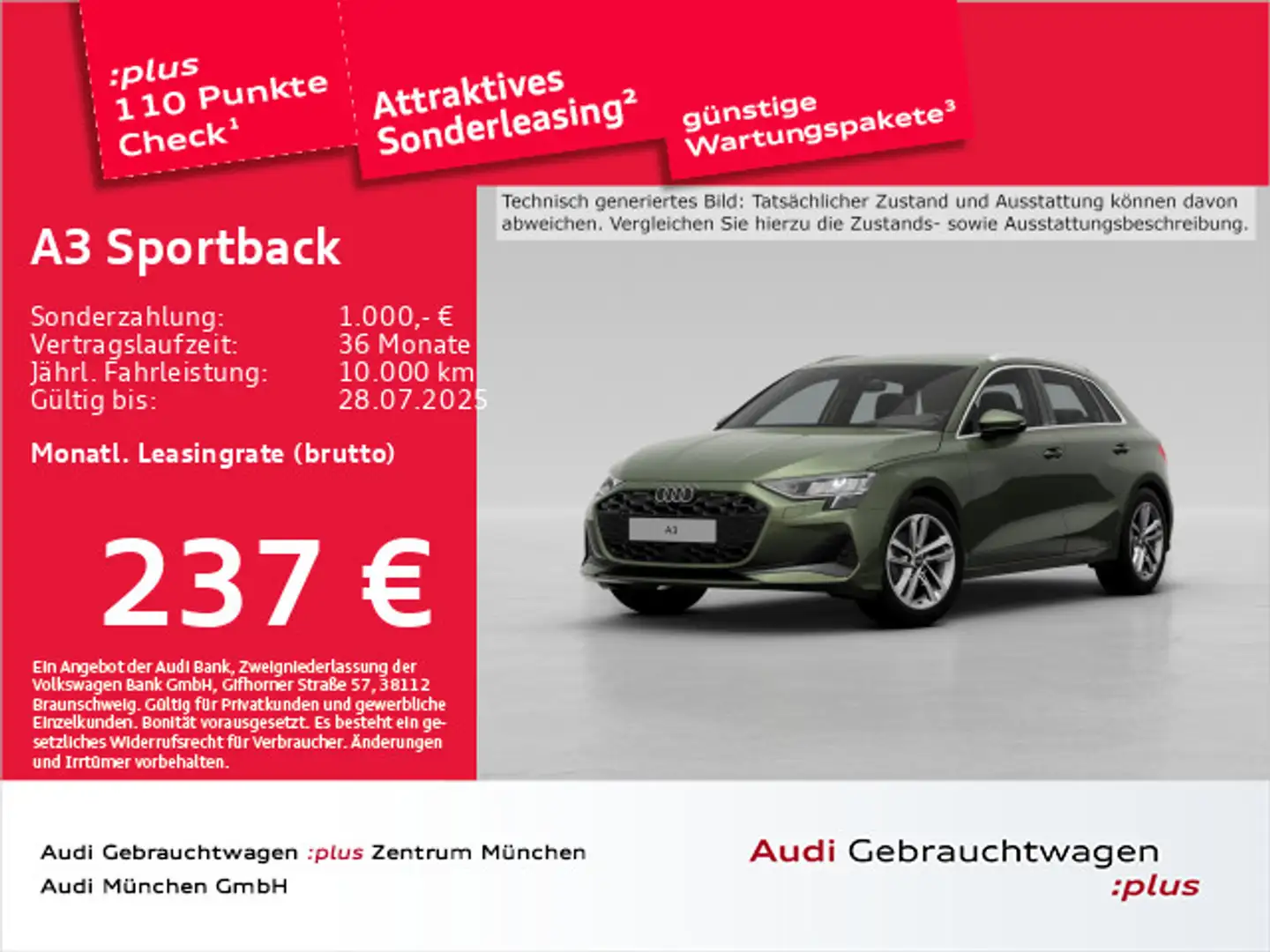 Audi A3 35 TFSI Virtual+/Navi+/SitzHzg Vert - 1