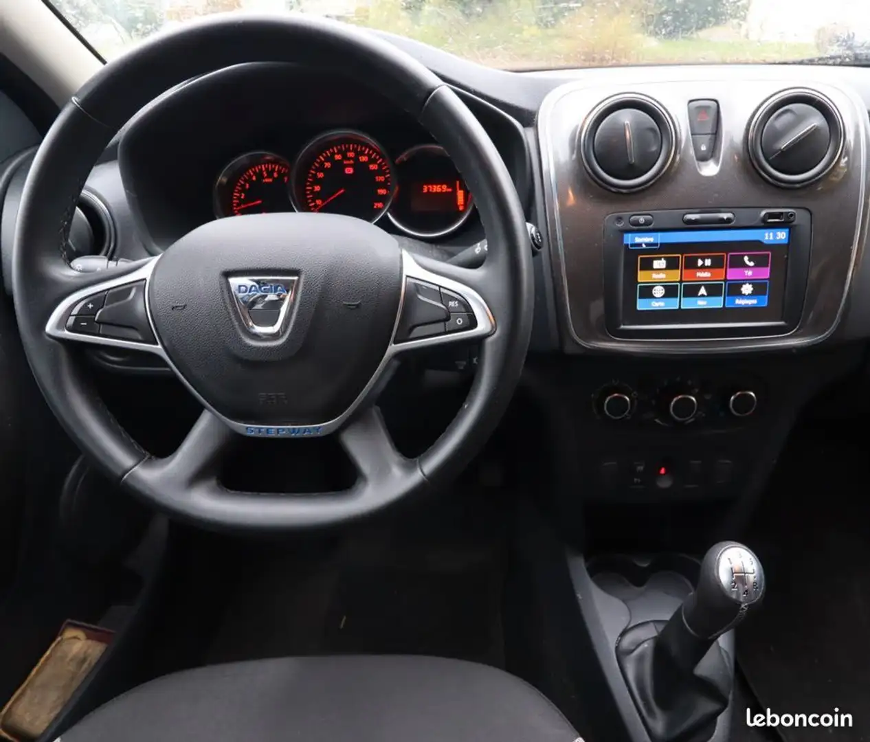 Dacia Sandero stepway 1.0 tce 100 ch %2B carplay Bleu - 2