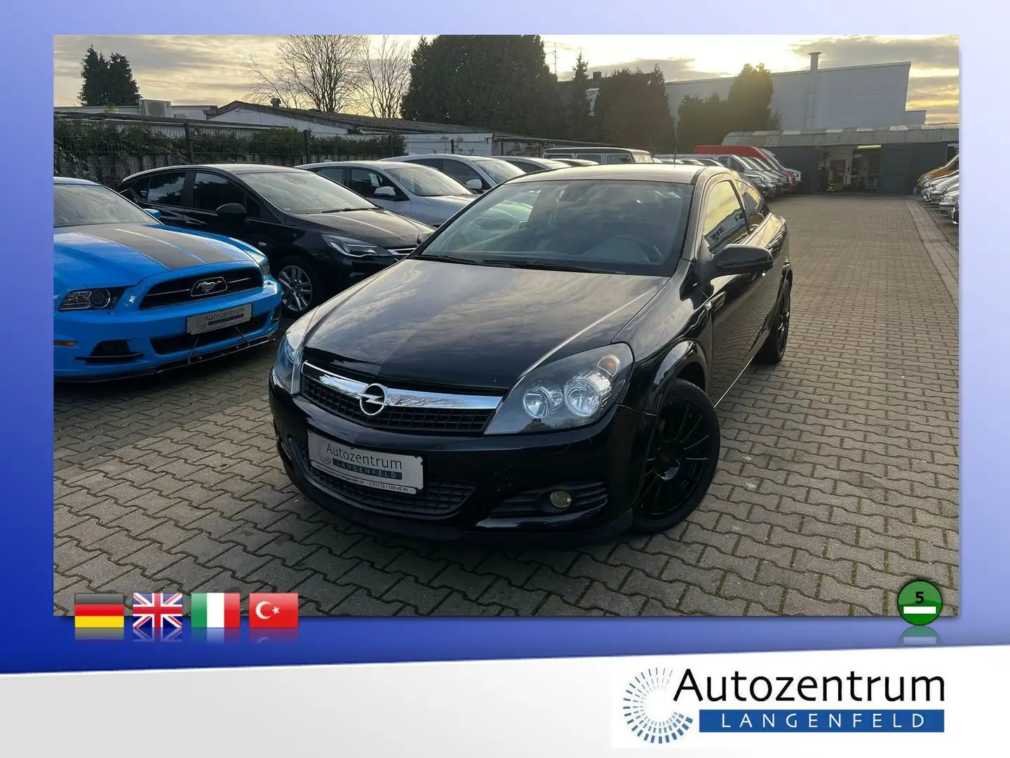 Opel Astra H 1.6 GTC *KLIMA*17ZOLL*PDC* Schwarz - 1
