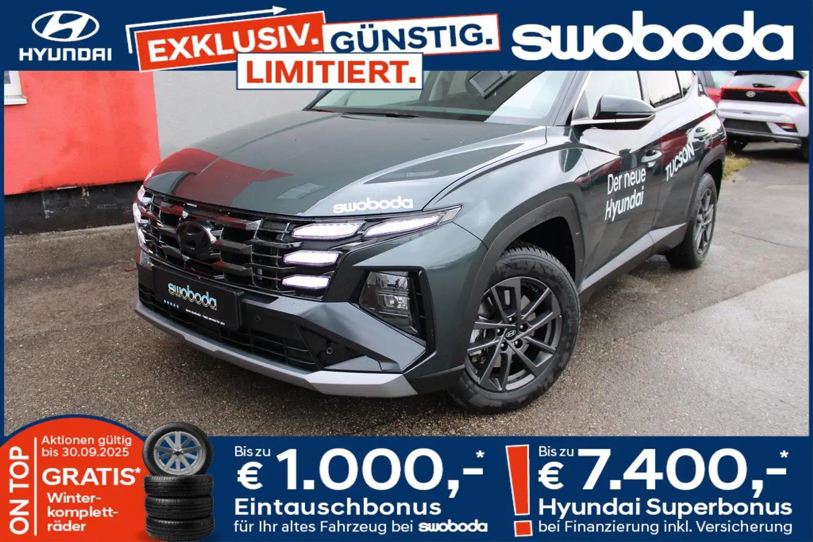Hyundai TUCSON Tucson NX4 GO 1,6 T-GDi 2WD 48V DCT t5bg2-O2 Vert - 1