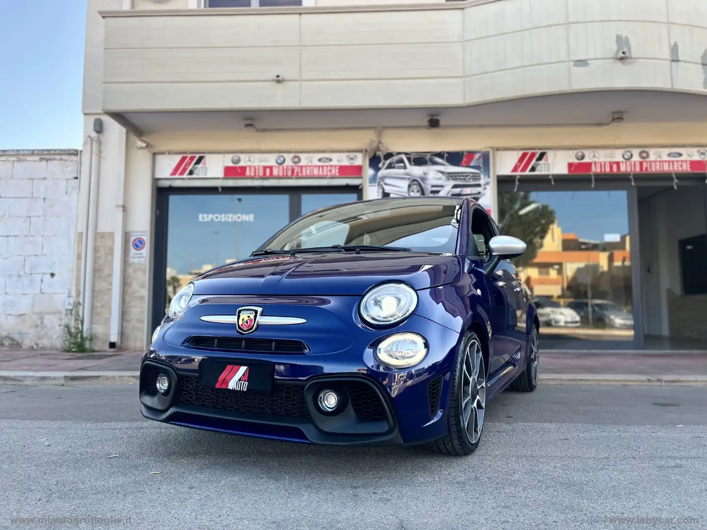 Abarth 595 1.4 Turbo T-Jet 165 CV Turismo Blauw - 2