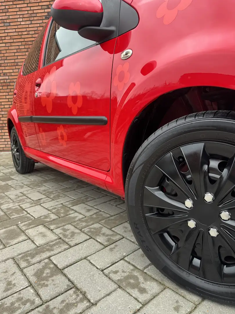 Citroen C1 1.0-12V Ambiance, Elektr. ramen, Klapramen Rood - 2