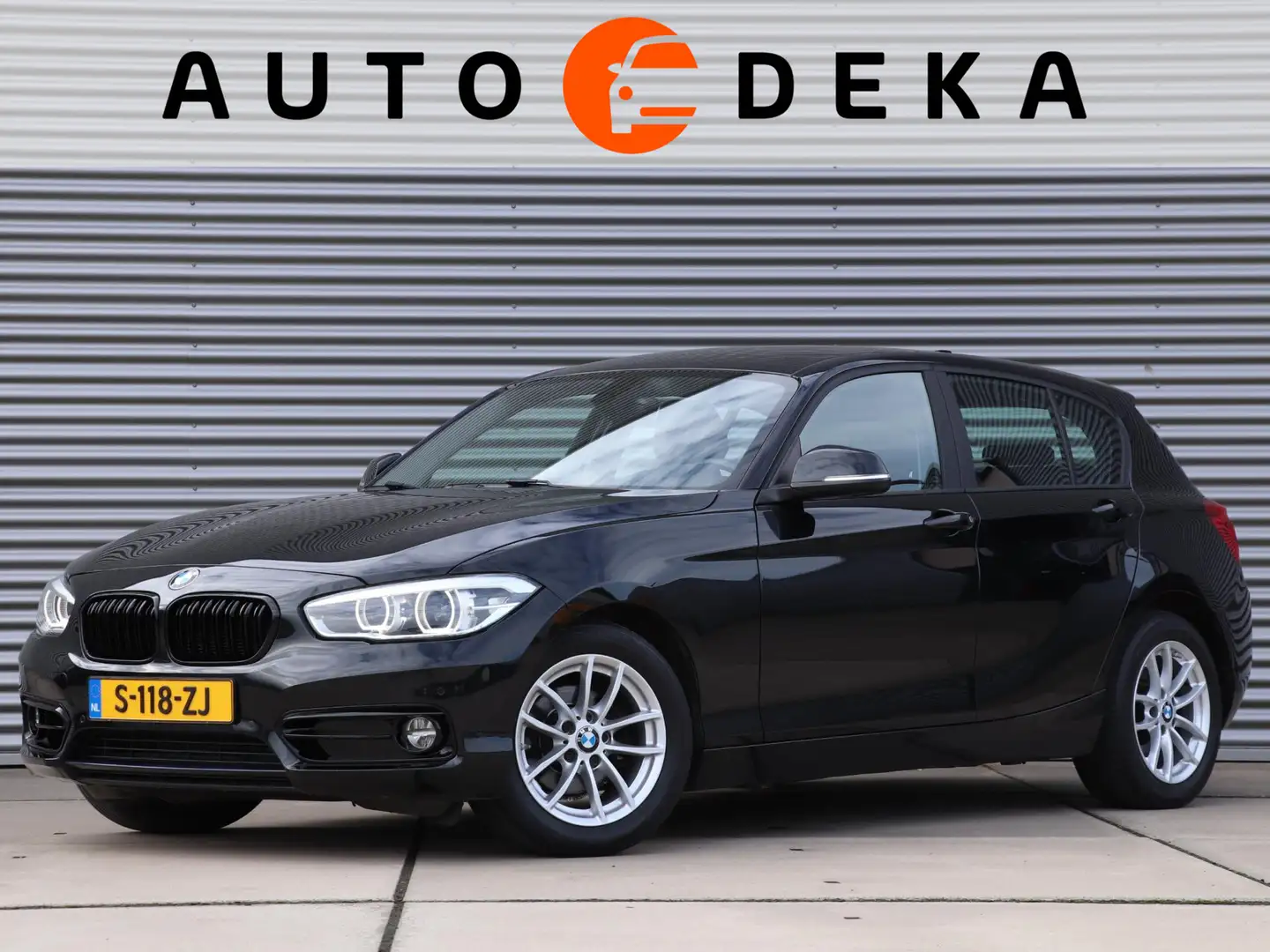BMW 116 1-serie 116i Edition Sport Line *Navigatie*Sportst Zwart - 1