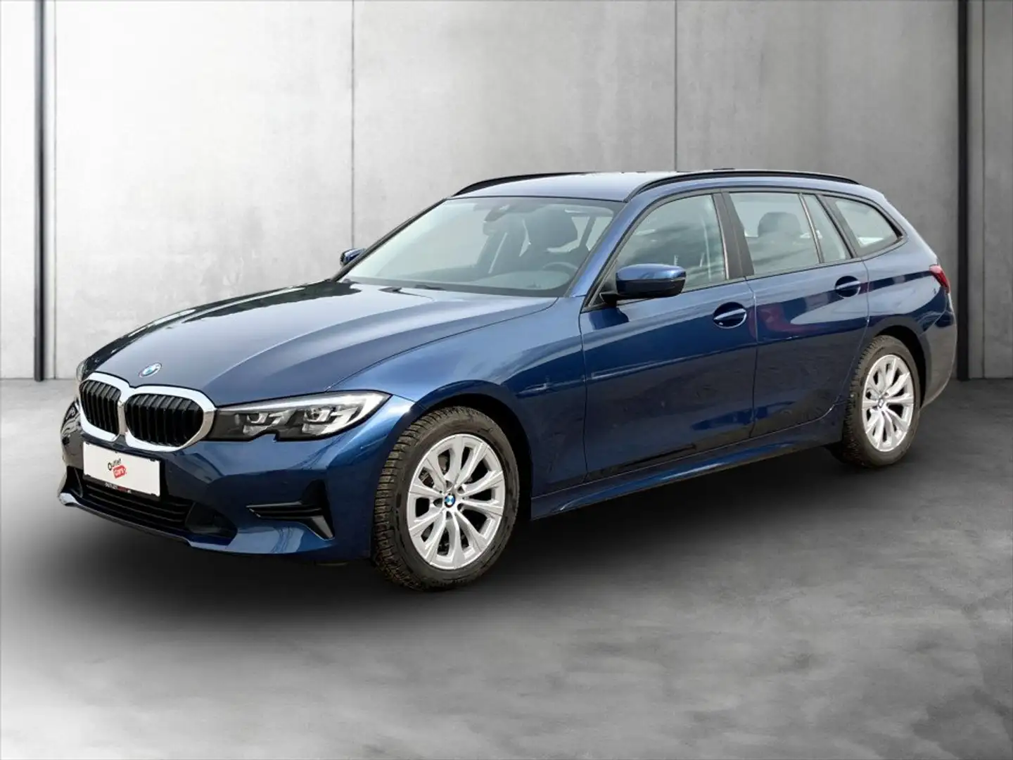 BMW 316 d Touring Adv. LED+DIGITAL-TACHO+AHK+NAV+LEDER Blau - 2