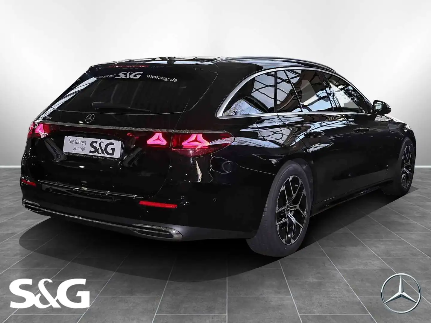 Mercedes-Benz E 220 d T MBUX+RüKam+DIG-LED+Standhzg+18+Totwi Noir - 2