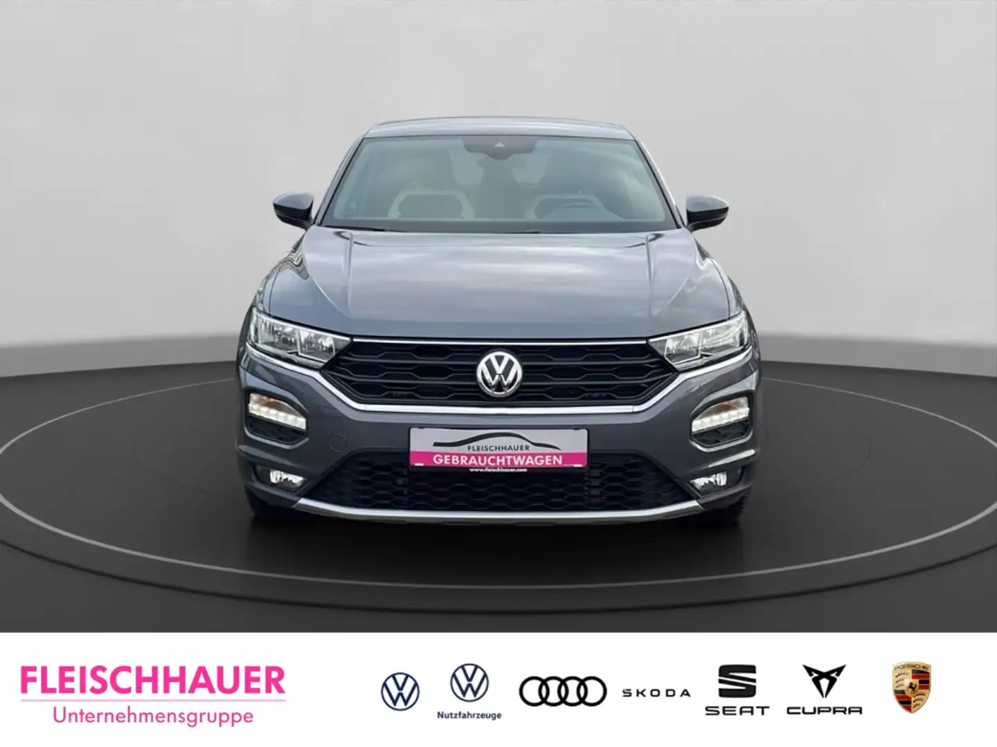Volkswagen T-Roc Sport 4Motion 2.0 TSI Navi Sitz vo re klappbar SHZ Grau - 2