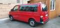 Volkswagen T5 Transporter Kasten-Kombi, 9 Sitze, Automatik Rot - thumbnail 5