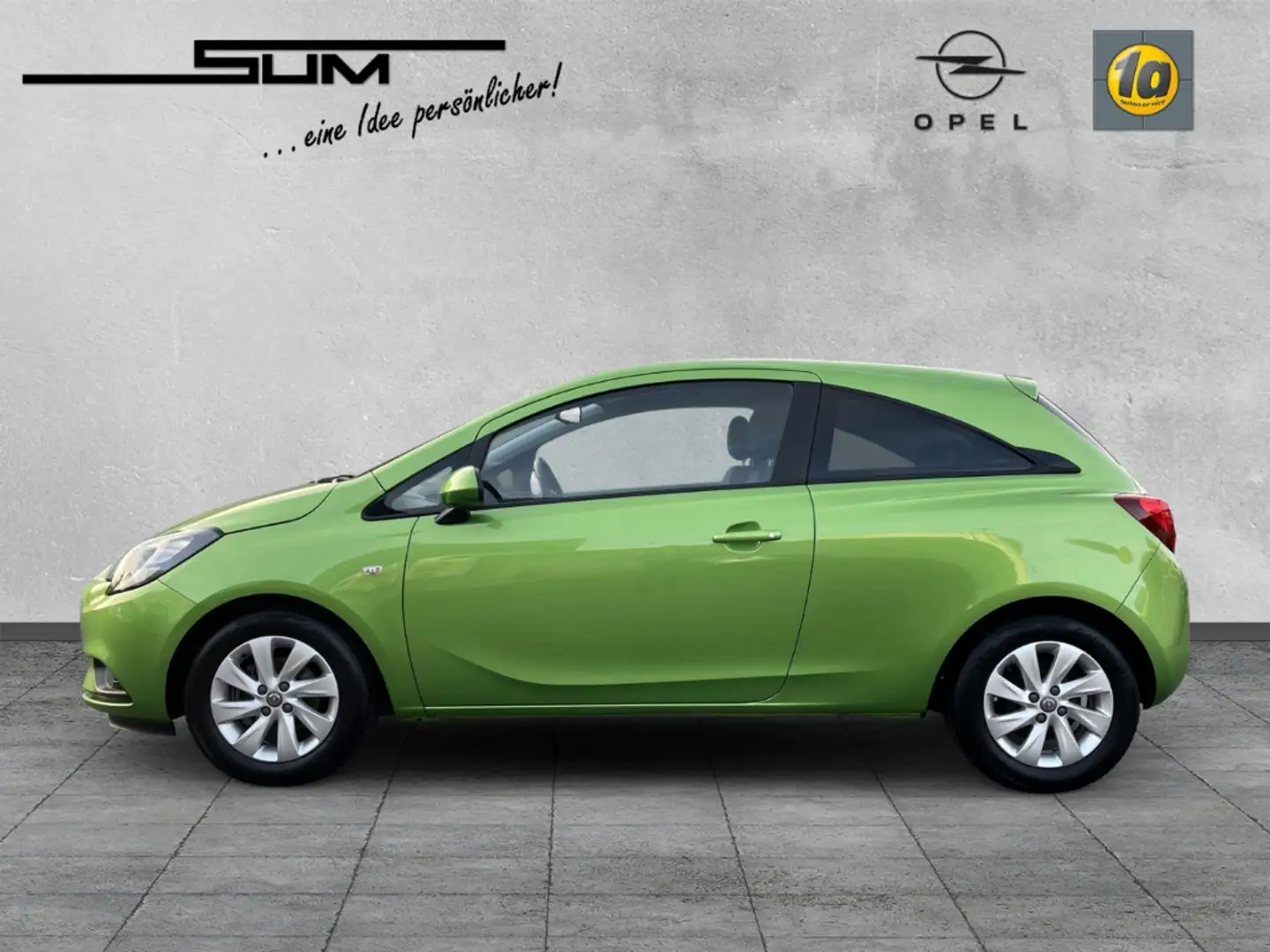 Opel Corsa Edition E (2014- ) Parksensoren hi., Klimaautom., Verde - 2