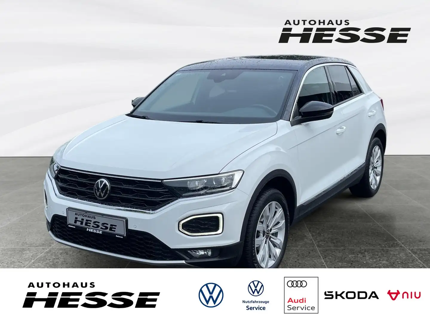Volkswagen T-Roc 1.5 TSI Sport DSG LED PDC Lane Assist Blanc - 1