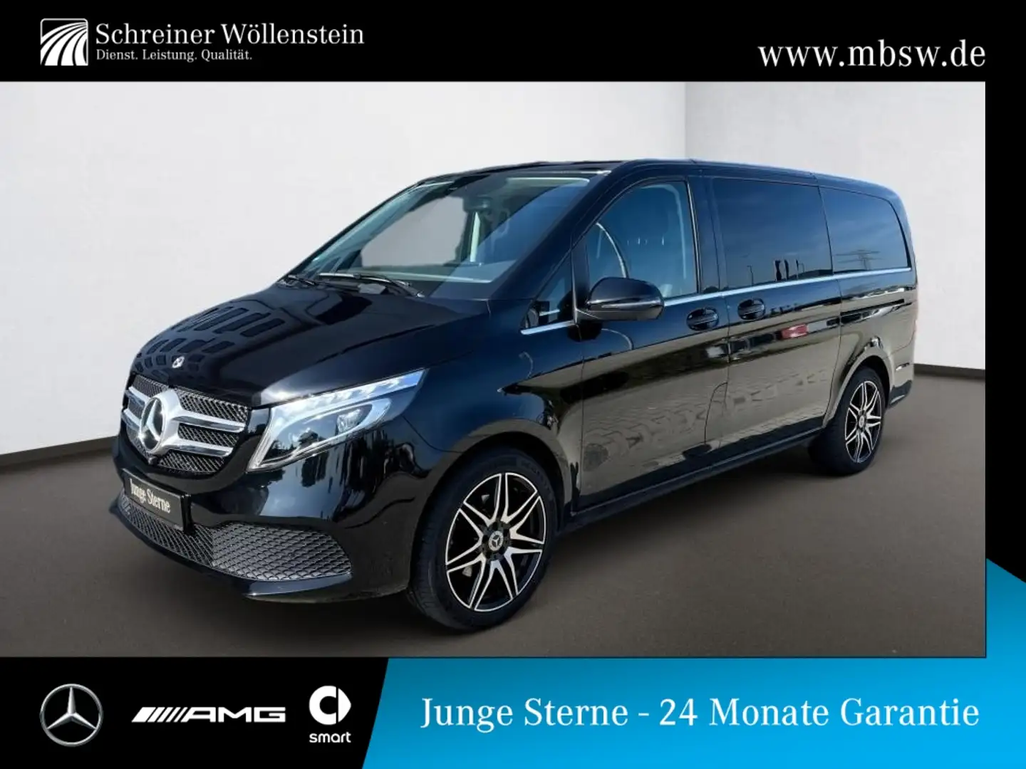 Mercedes-Benz V 300 d 4M AVANTGARDE EDITION L *LED*RKAM*NAVI* Zwart - 1