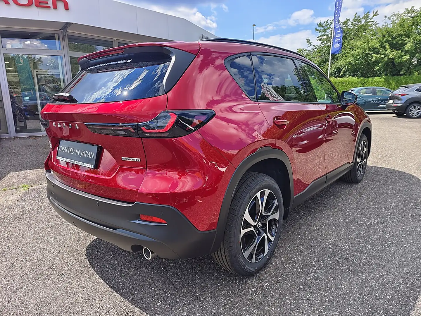 Mazda CX-5 e-Skyactiv G141 MHEV AWD ALLRAD Centre-Line Aut... Rot - 2