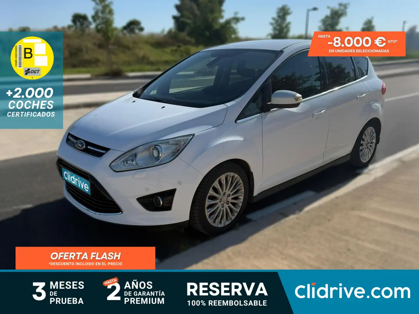 Ford C-Max 1.6TDCi Trend 115 Blanco - 1