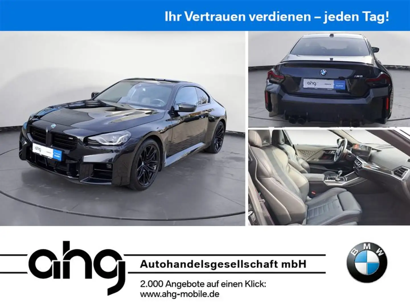 BMW M2 Coupe Tempom.aktiv HeadUp Чёрный - 1