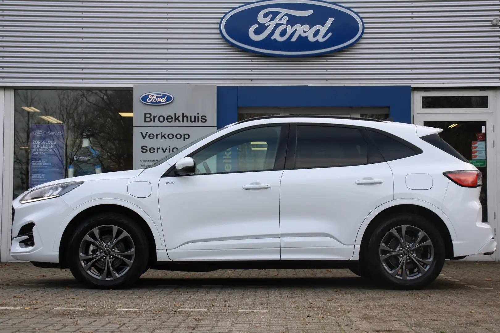 Ford Kuga 2.5 PHEV ST-Line | NL-AUTO! | 1E EIGENAAR! | ELEKT Weiß - 2