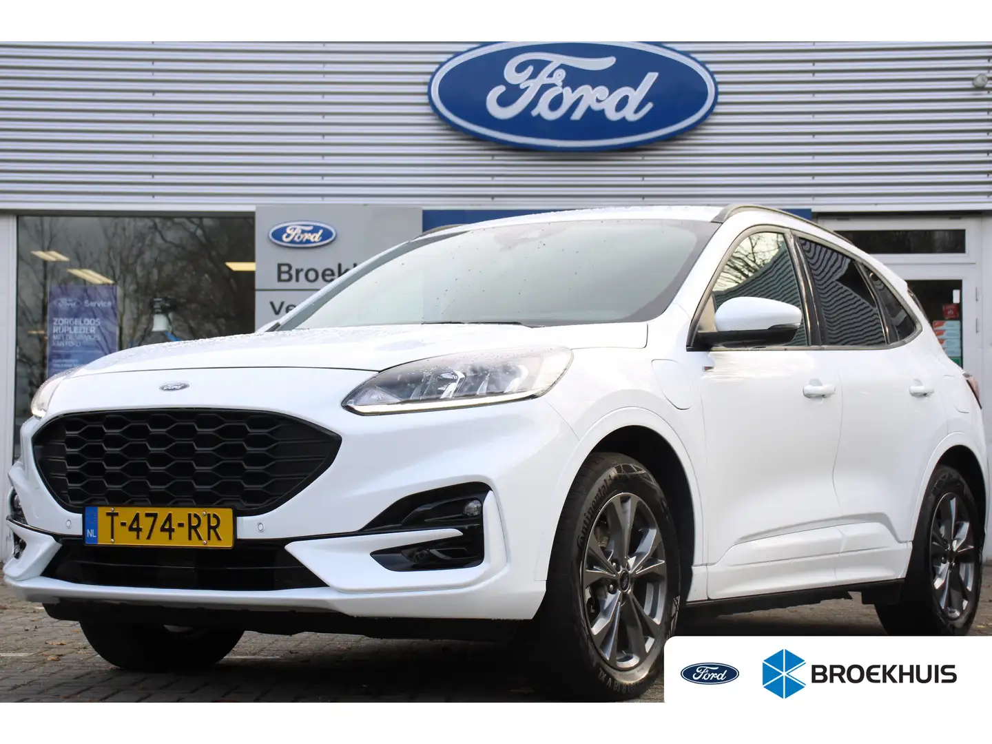 Ford Kuga 2.5 PHEV ST-Line | NL-AUTO! | 1E EIGENAAR! | ELEKT Weiß - 1