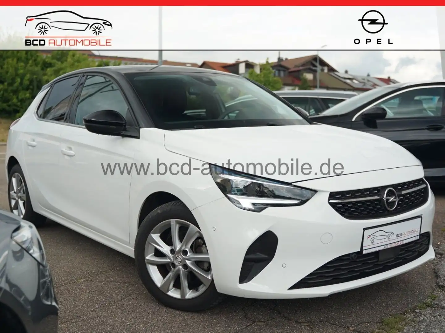 Opel Corsa F Elegance*LED*APPLE*TEMPO*ALU*SPUR*TOTW* Weiß - 2