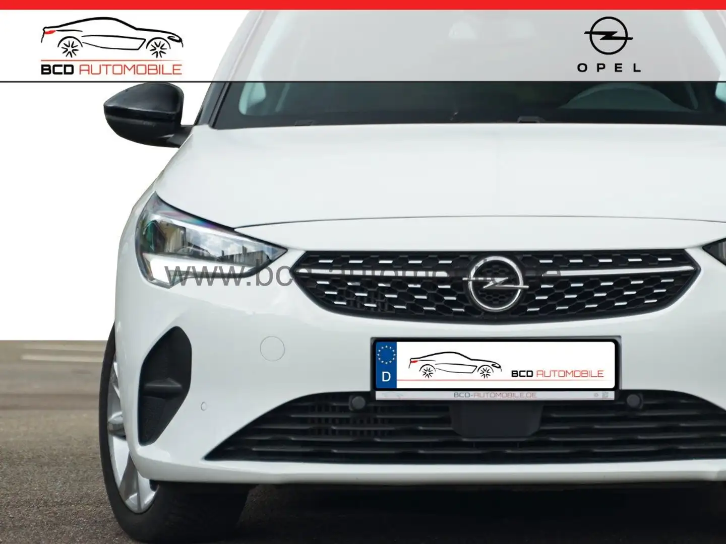 Opel Corsa F Elegance*LED*APPLE*TEMPO*ALU*SPUR*TOTW* Weiß - 1