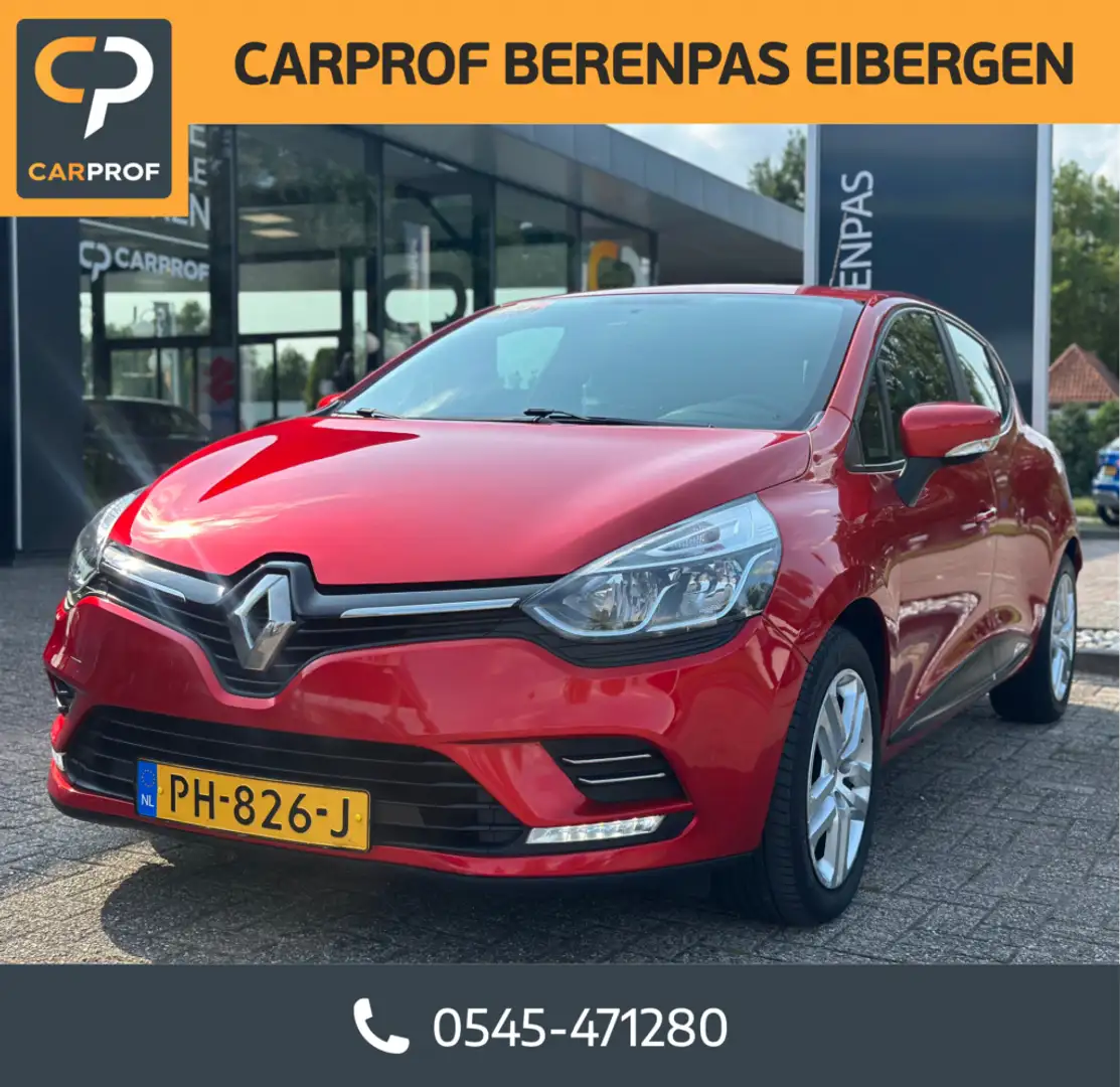 Renault Clio 0.9 TCE Zen '' Infotainmentsystem - CC -  Airco - Rouge - 1