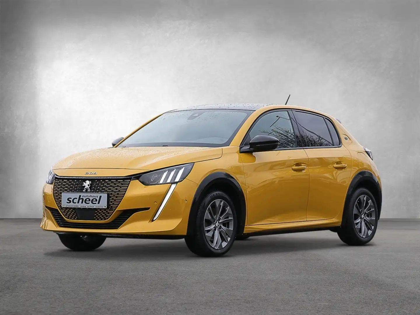 Peugeot 208 e- Elektromotor 136 (e-) e- GT FLA SpurH LM Gelb - 2
