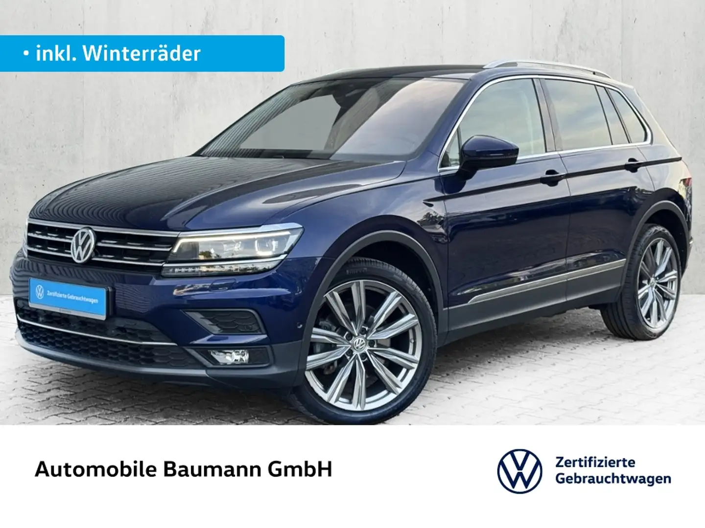 Volkswagen Tiguan 2.0 TSI 4MOTION *AHK*STDHZG*DCC* Blau - 1