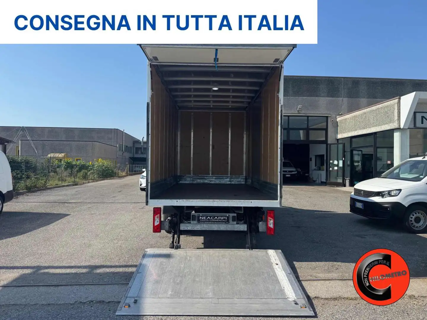 Ford Transit 170CV L4 BOX CABINATO GEMELLATO SPONDA CARICATRICE Bianco - 2