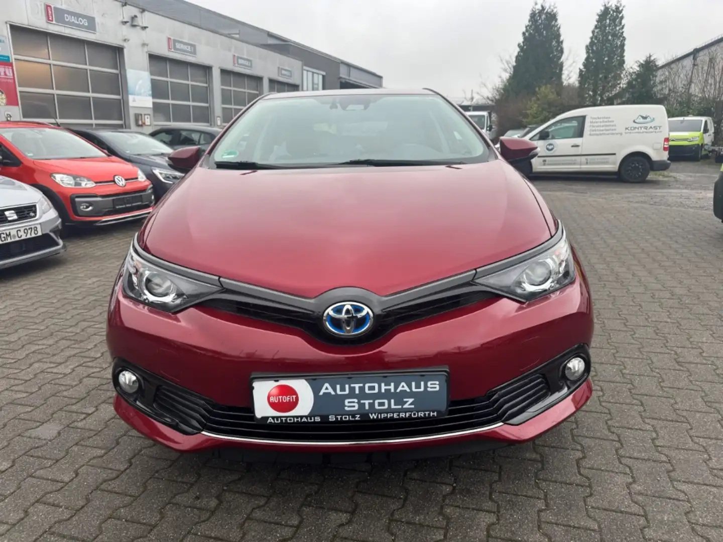 Toyota Auris Hybrid Team D Klimaautom DAB SHZ Keyless Entry Key Rojo - 2