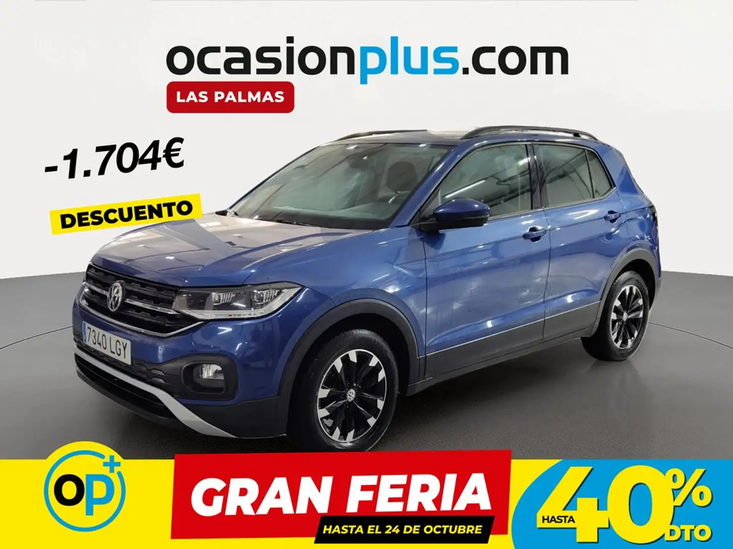 Volkswagen T-Cross 1.0 TSI Advance 85kW Azul - 1