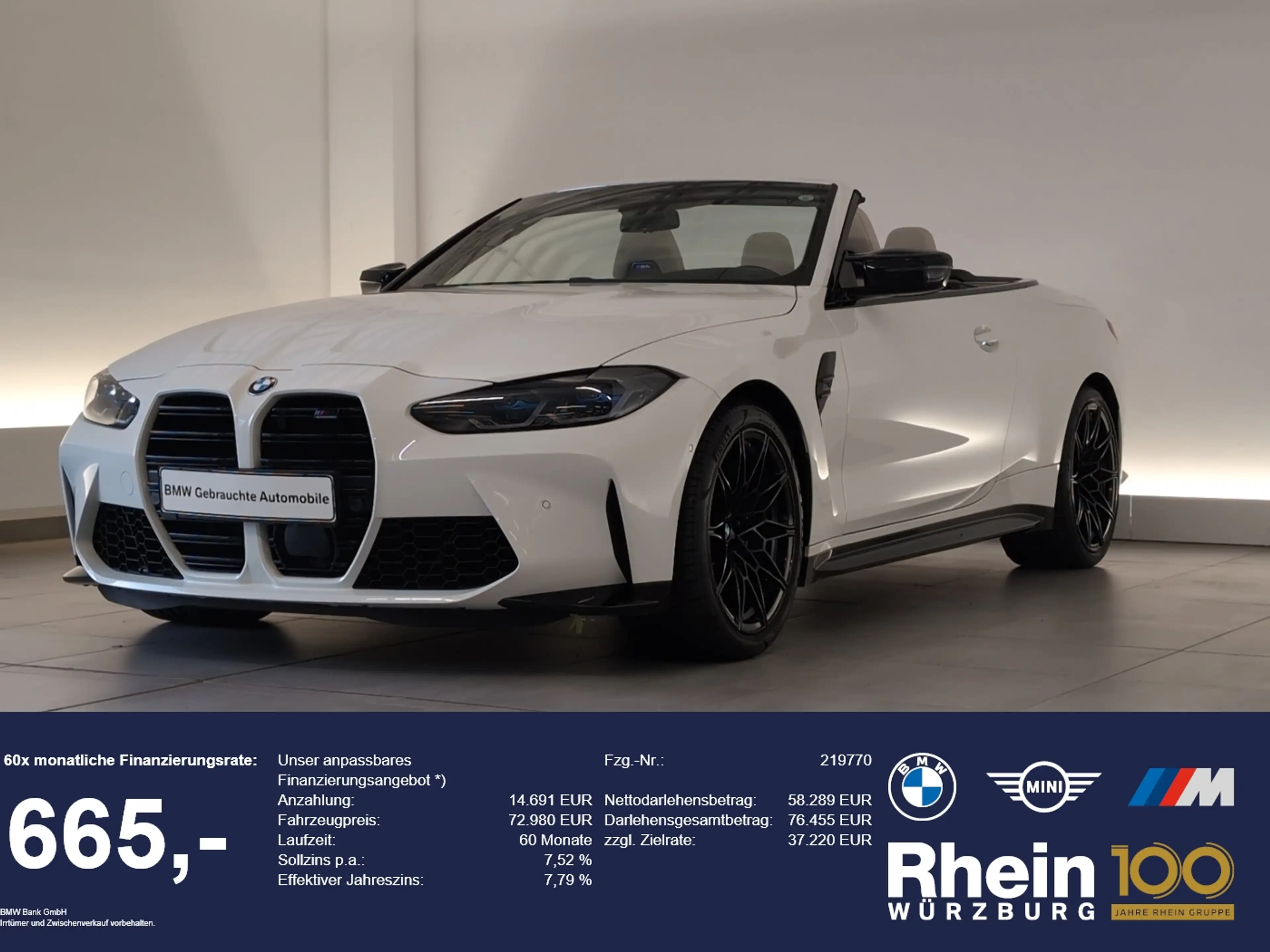 BMW M4 Competition M xDrive Cabrio
