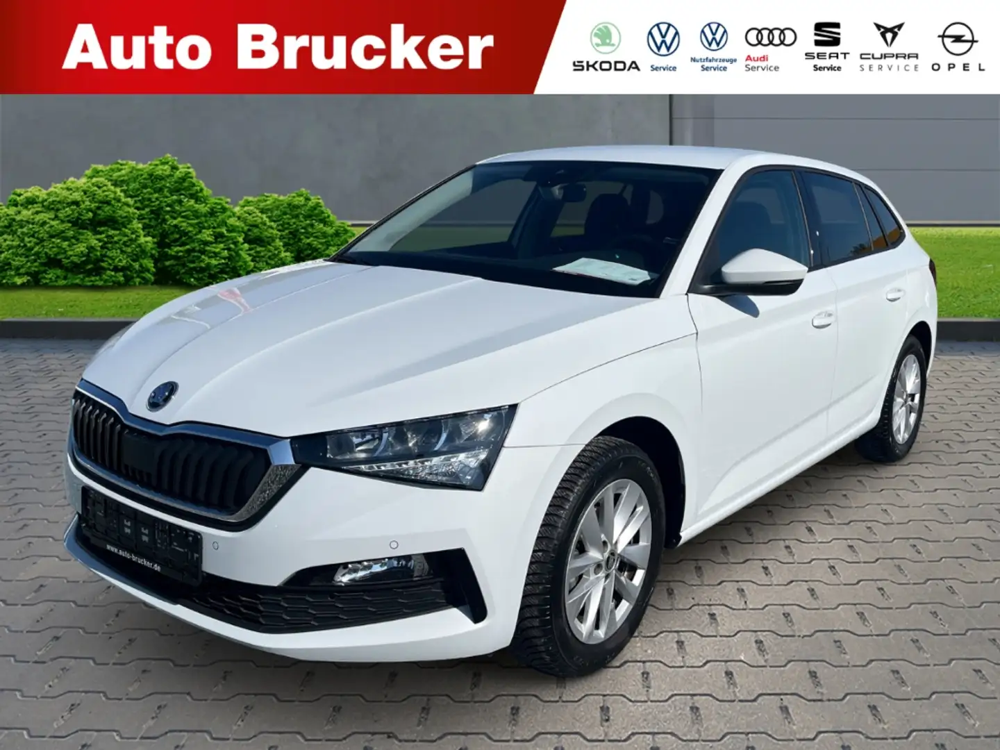 Skoda Scala Selection 1.0 TSI+Alufelgen+Klimaautomatik+Sitzhei Weiß - 1