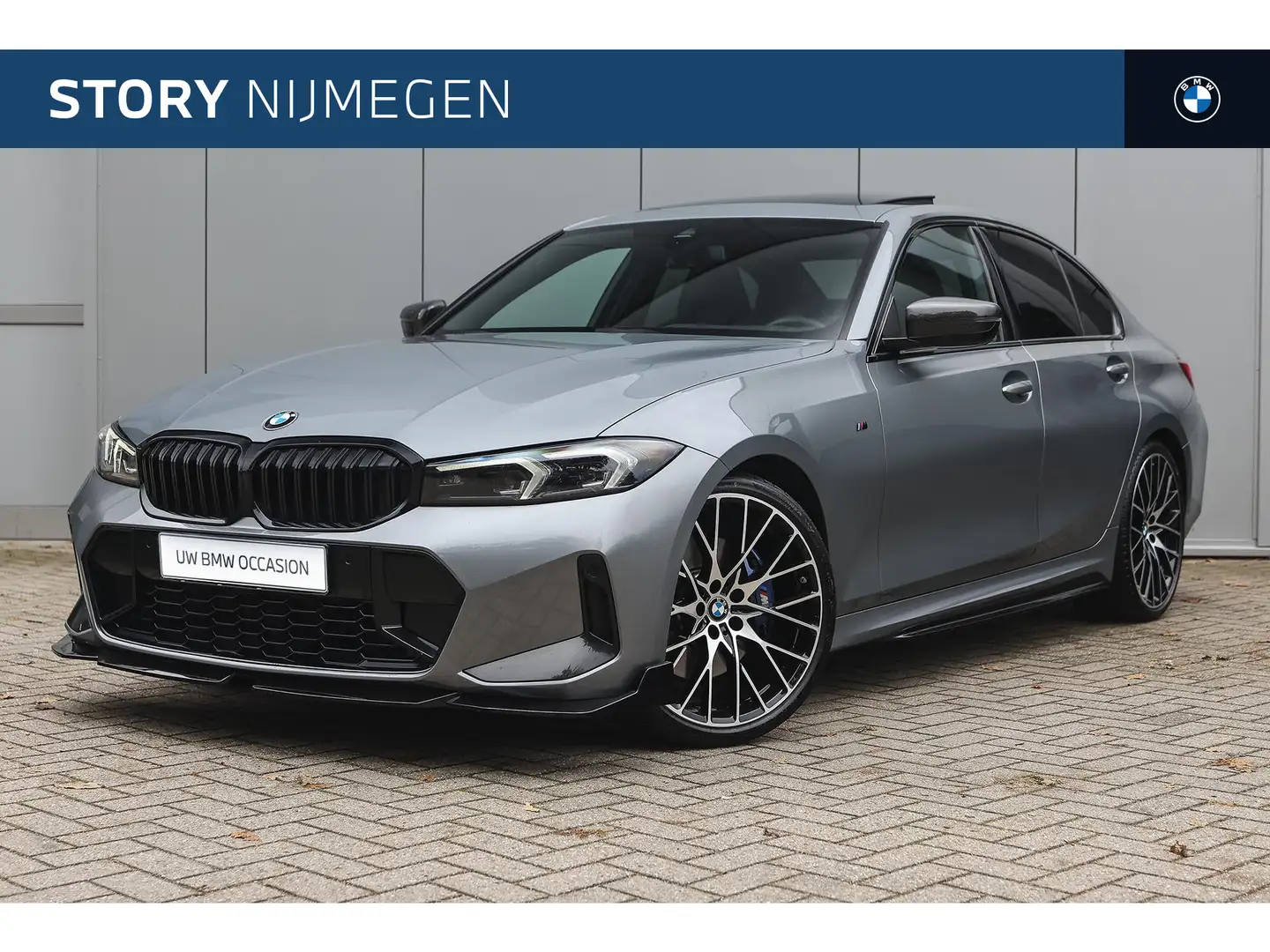 BMW 330 3 Serie 330i High Executive M Sport Automaat / Sch Gris - 1