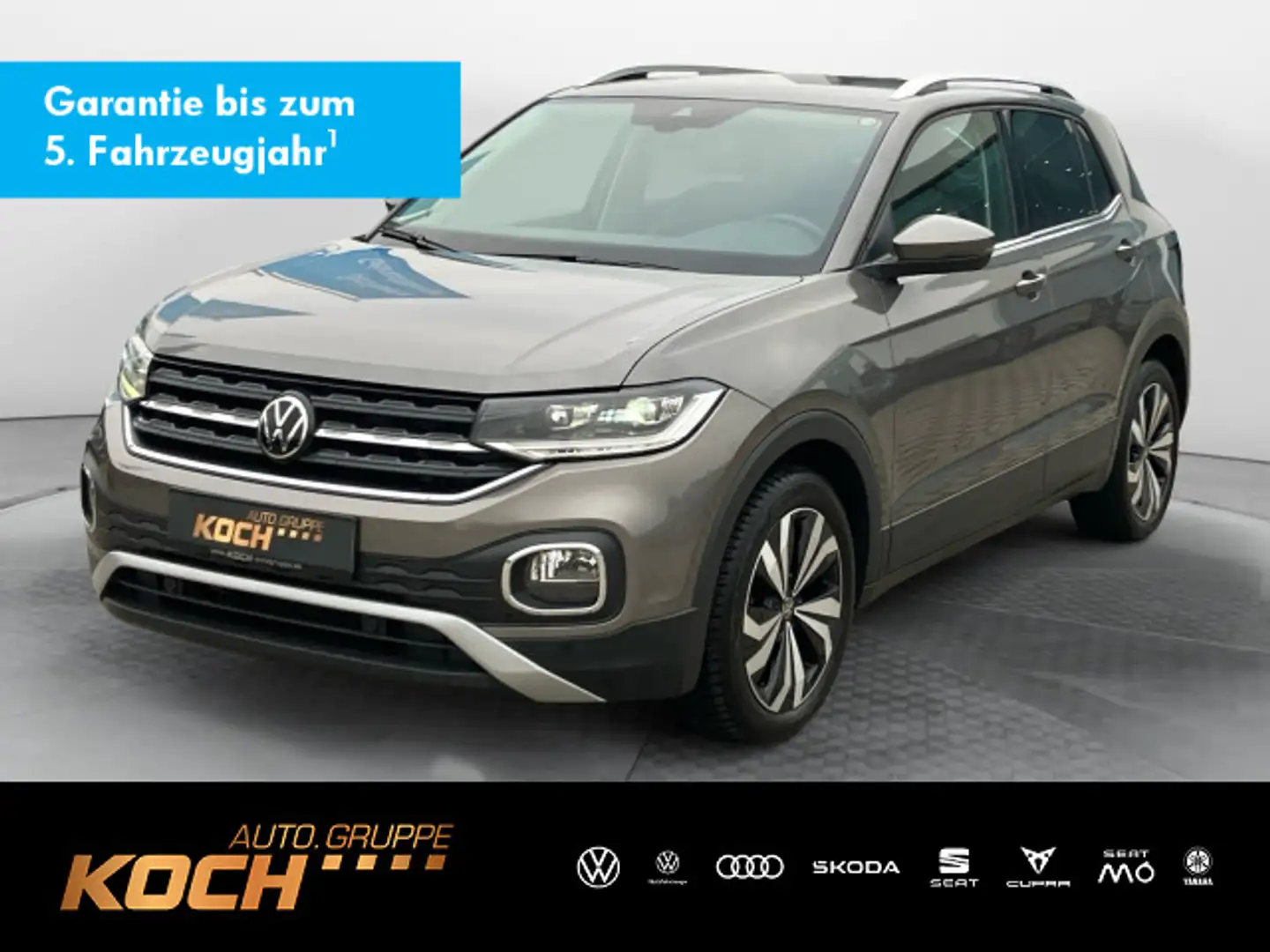 Volkswagen T-Cross 1.5TSI Style DSG Navi AHK LED Kamera Gris - 1