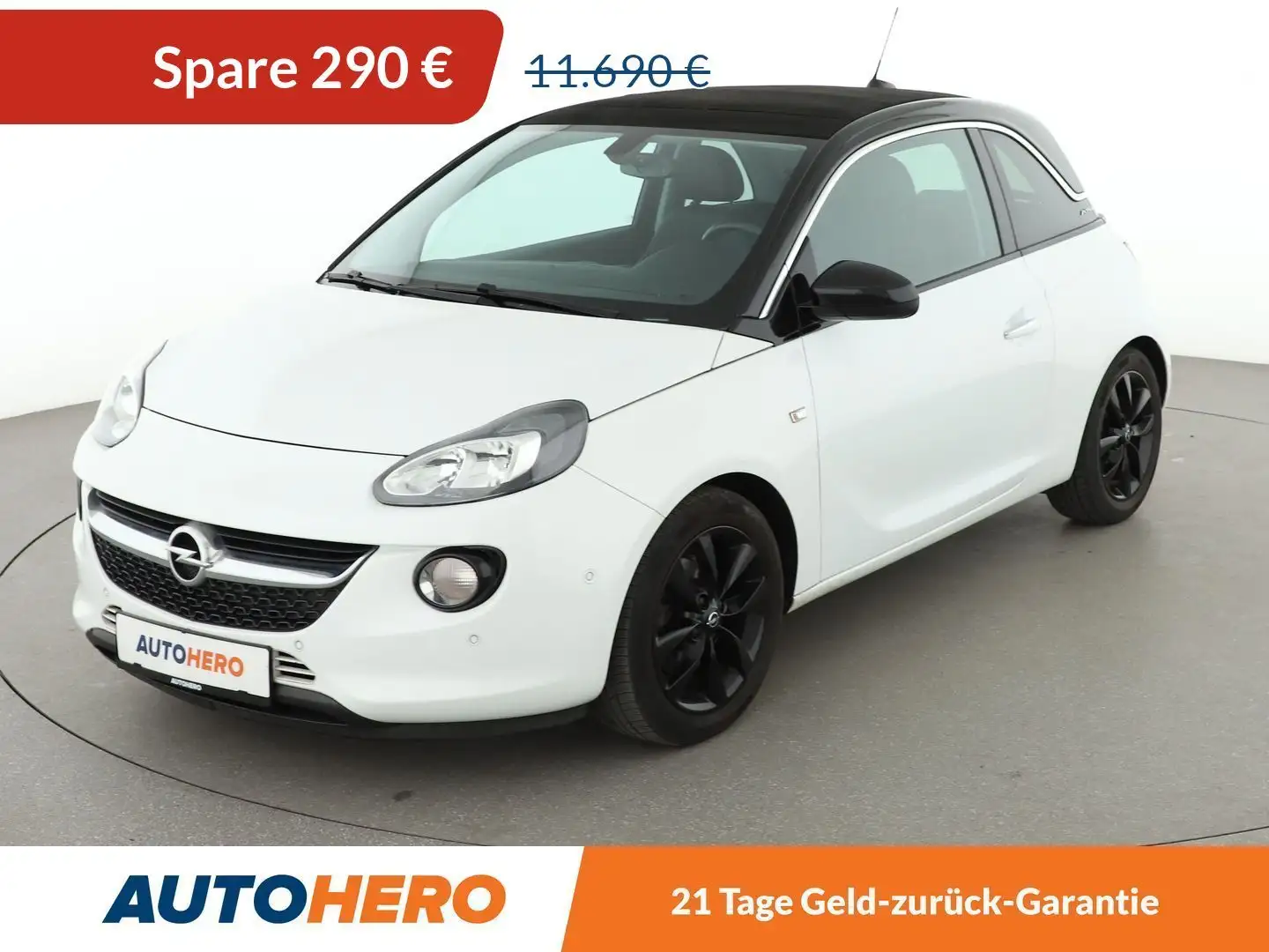 Opel Adam 1.0 Turbo Open Air 120 Jahre ecoFlex Weiß - 1