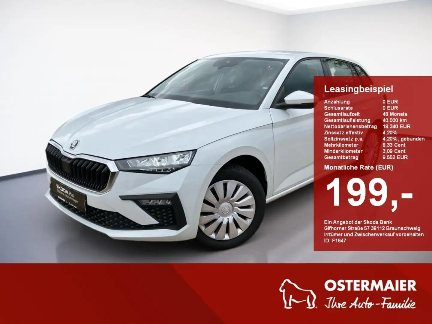Skoda Scala ESSENCE 1.0TSI LED.SITZHZG.PDC.GRA.DAB+ Weiß - 1