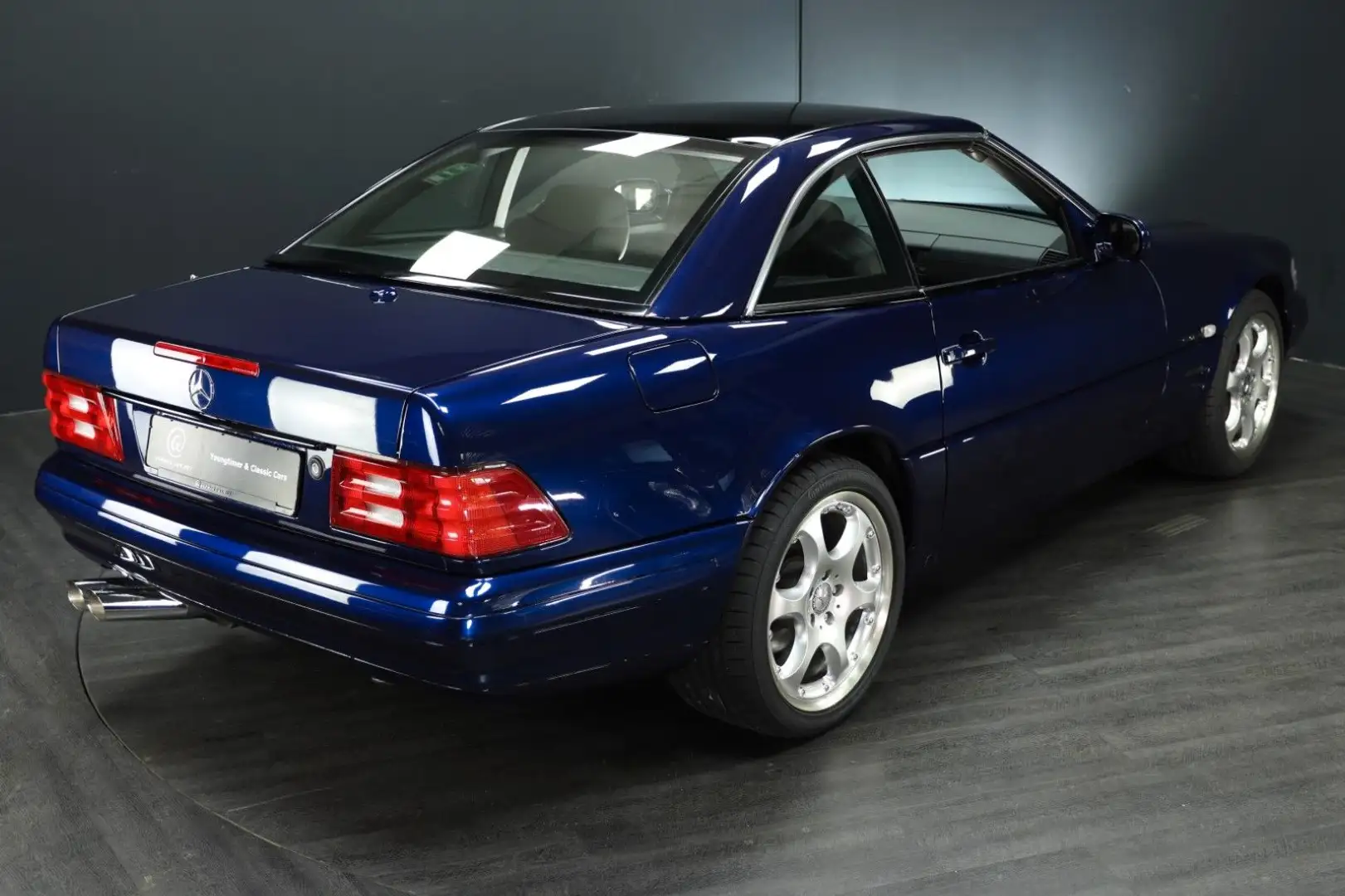 Mercedes-Benz SL 320 Edition, BRABUS, nur 18.850 km Pano-Dach! Blauw - 2