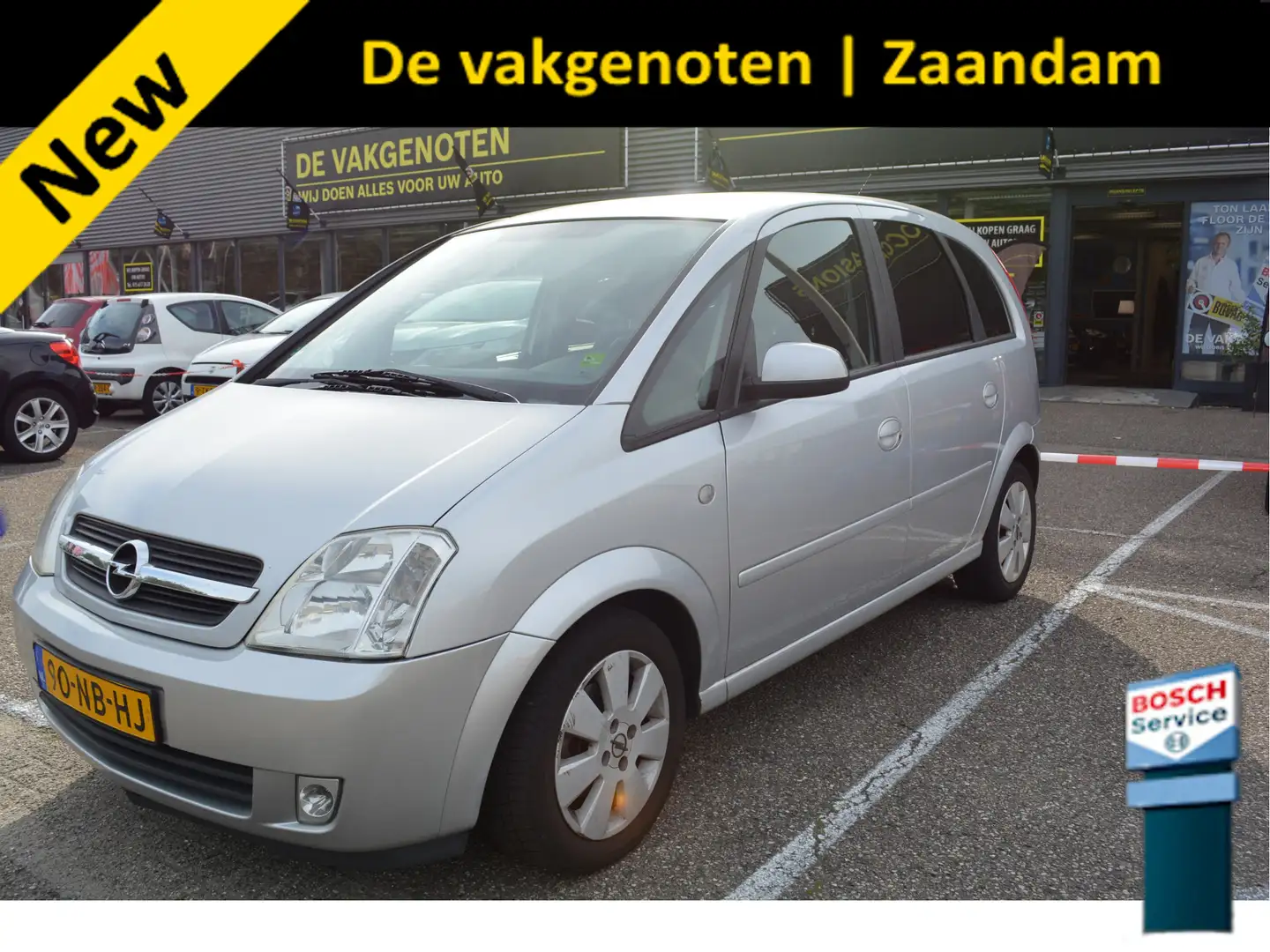 Opel Meriva 1.6 Cosmo vaste prijs zo mee ! trek haak cruisec a Grijs - 1