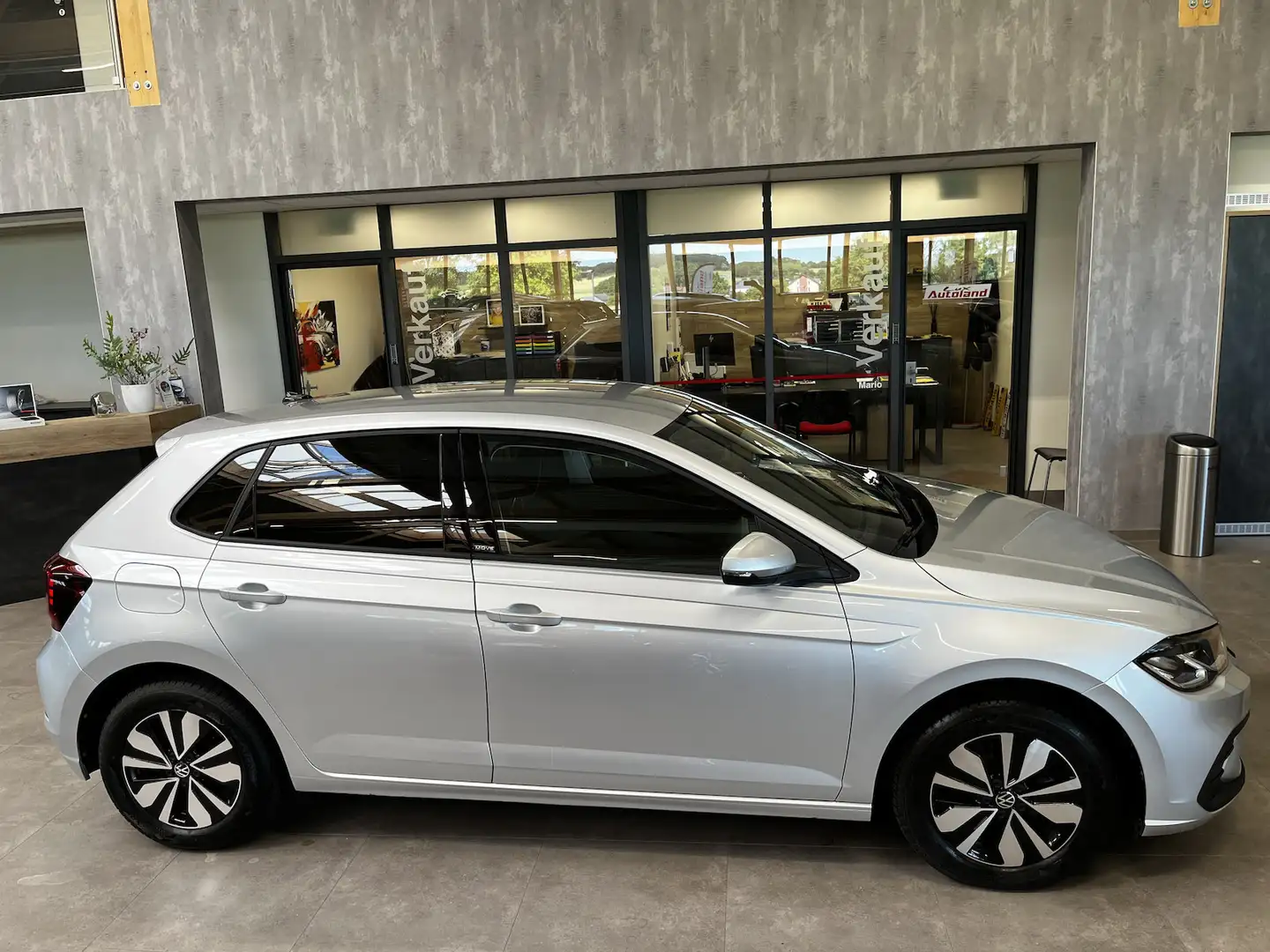 Volkswagen Polo Move 1.0 TSI DSG App LED Shzg ACC Climatro Argent - 2