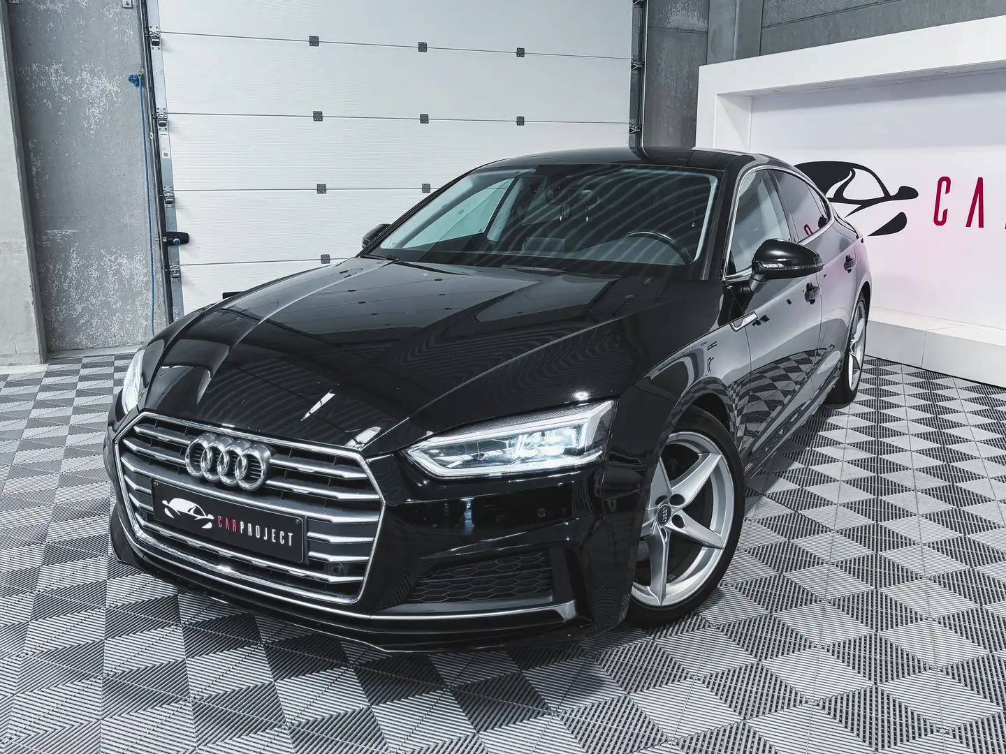 Audi A5 MARCHAND OU EXPORT ! 1.4i S-Tronic, Camera, GPS Noir - 1