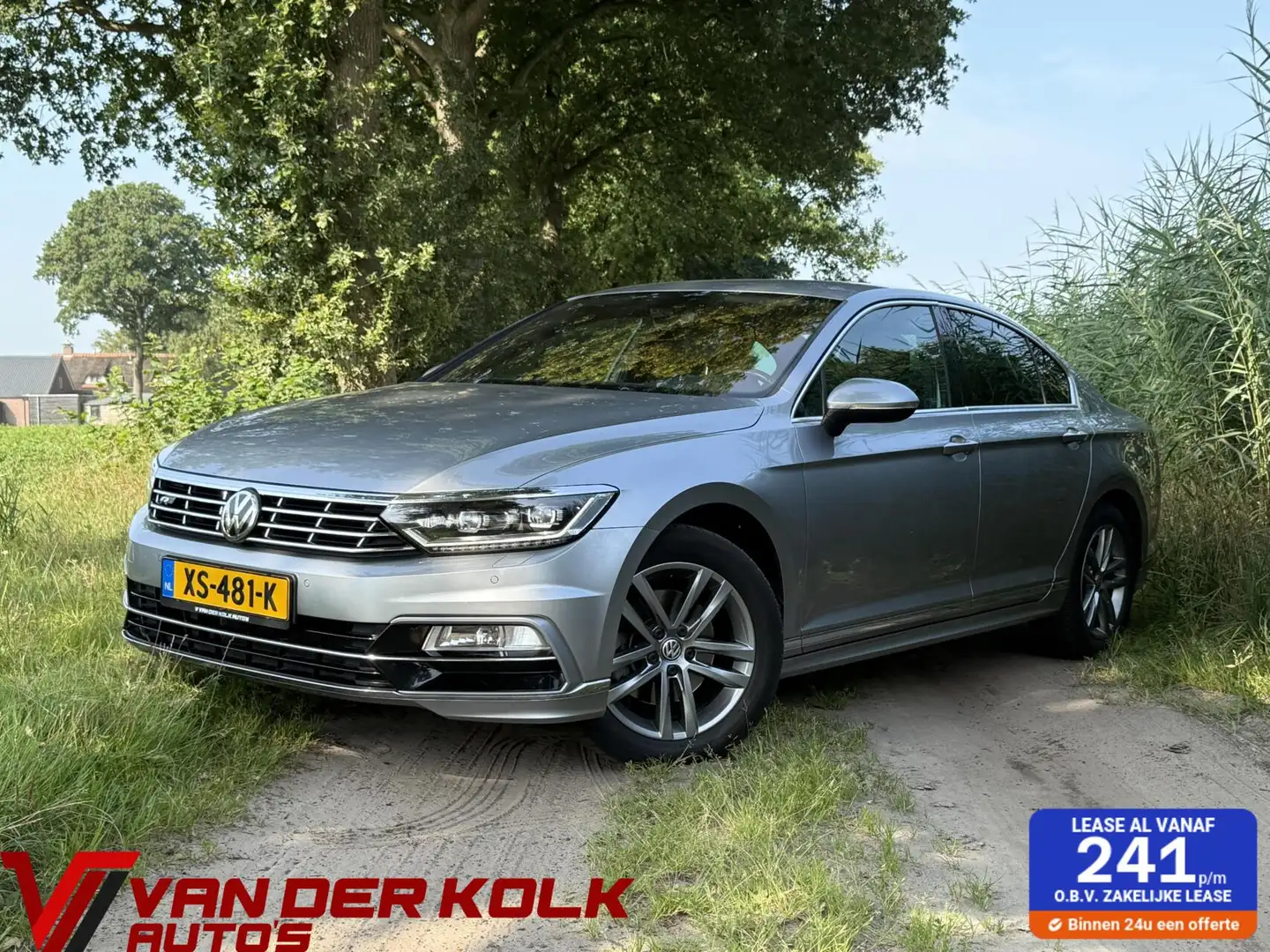 Volkswagen Passat 1.5 TSI R-Line In/Exterieur Automaat Leder Camera Gris - 1
