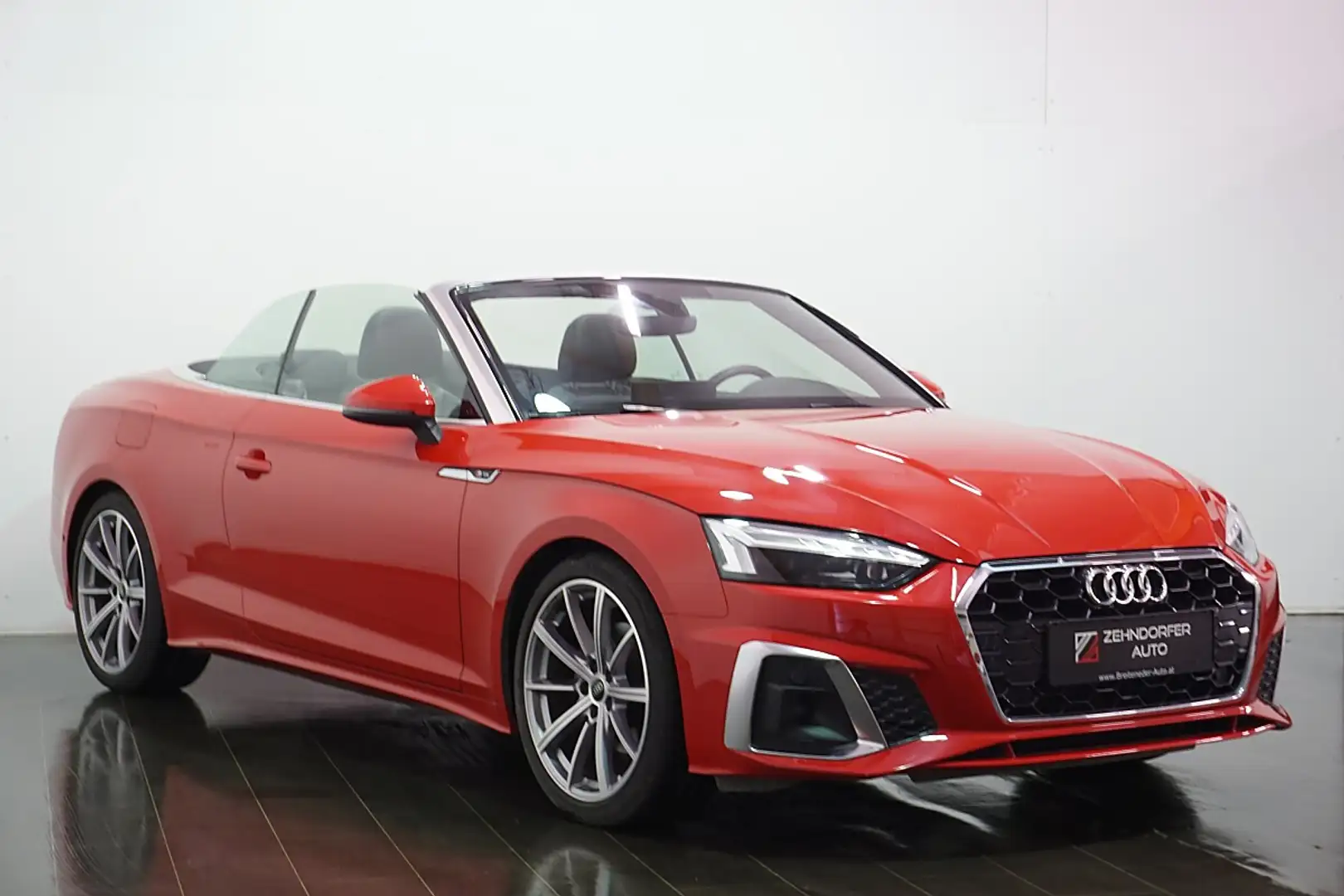 Audi A5 Cabrio 35 TDI S Line / AHK / Matrix / Assistenz... Rot - 2